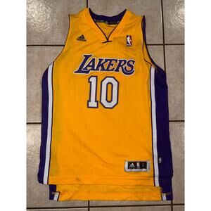 Adidas Lakers Jersey Nash NBA purple yellow large youth